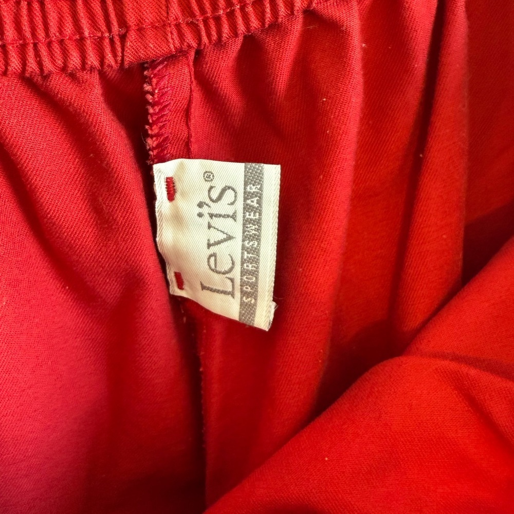 Men’s 22x36 Red Levi’s Sportswear, Lightweight, Athletic, Activewear Pants - Picture 4 of 5